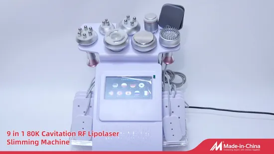 Portable 40K 80K Vacuum Cavitation Machine System RF Lipo Laser Fat Removal Health Care Body Slimming Weight Loss Beauty Equipment