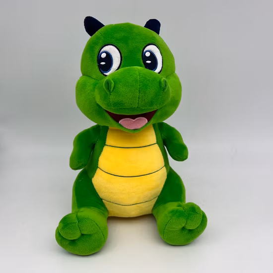 New Plush Pet Lovely Super Soft Cotton Stuffed Animal Pet Dragon Dinosaur Animals Toy for Girls Toddlers Kids